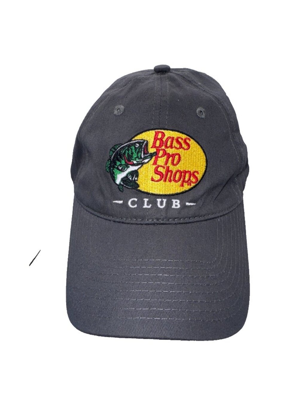 Bass Pro Shops Club Member Gray Hat Strapback Cap